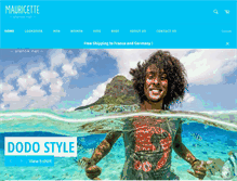 Tablet Screenshot of mauricette.net